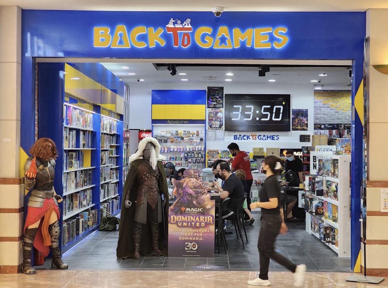 Active storefront at Back to Games Town Centre Jumeirah