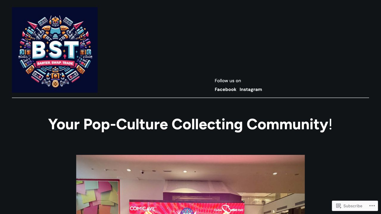 BST Community pop-culture collecting community