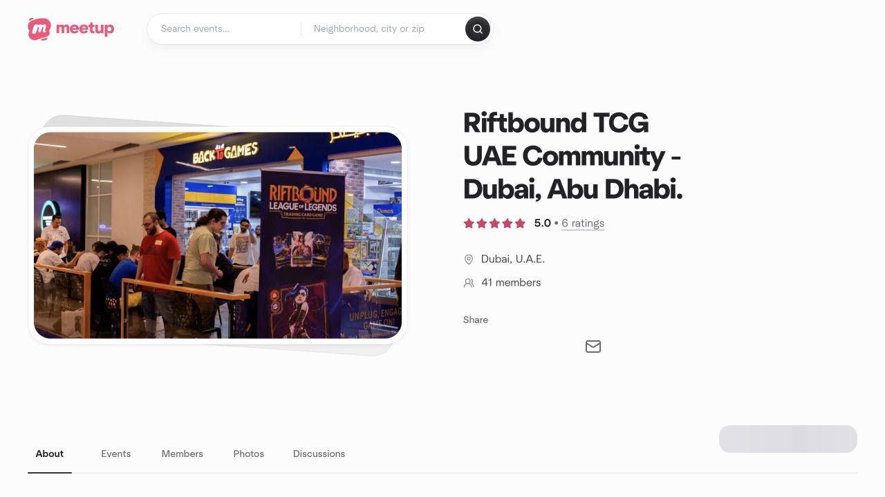 Riftbound TCG UAE community meetup